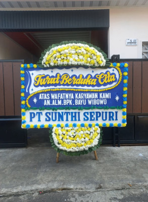 Papan Bunga Duka di Sei Raja