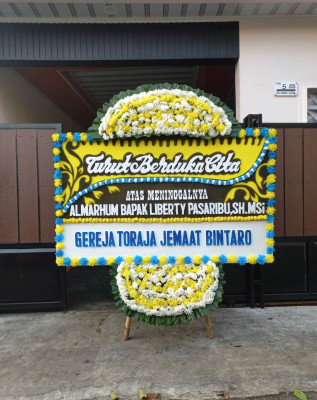 Papan Bunga Duka di Sei Raja